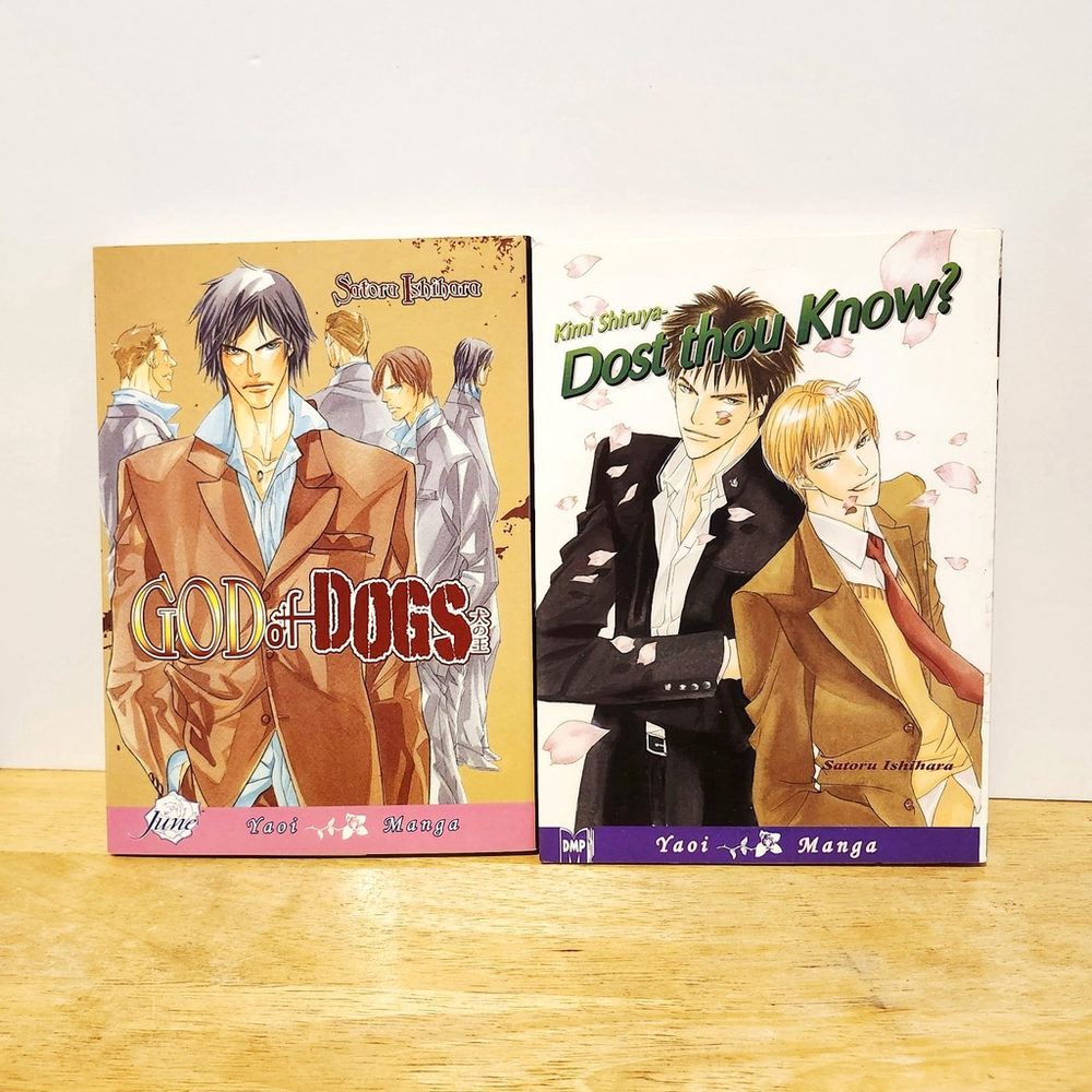 Satoru Ishihara Manga Collection - 2 Book Lot (Complete) - RARE OOP Yaoi / BL